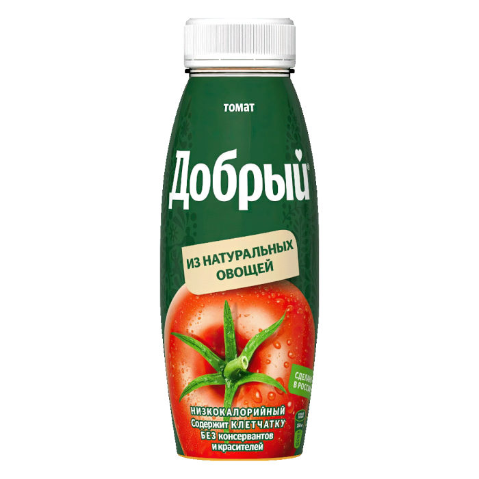 Сок "Добрый" Томат ПЭТ 0,3л*12шт (192 уп/пал) штуки