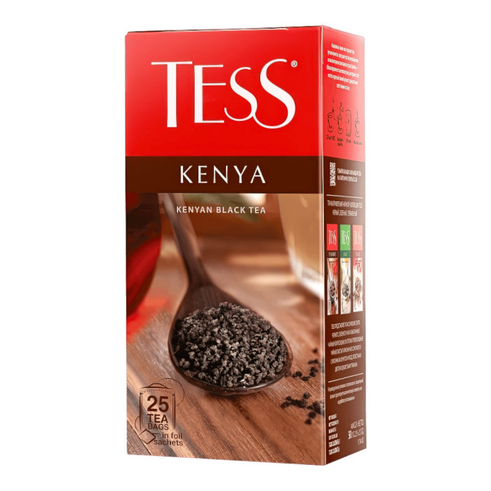 Чай "TESS" Черный Кения 1уп*25пак*10бл
