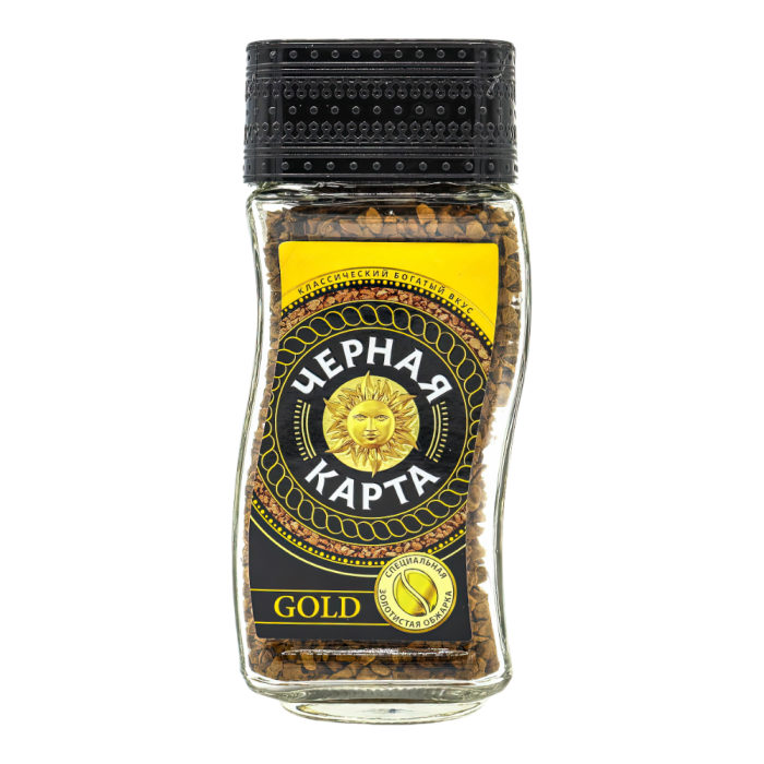 Кофе Черная карта Gold стекло 47,5 гр*12шт