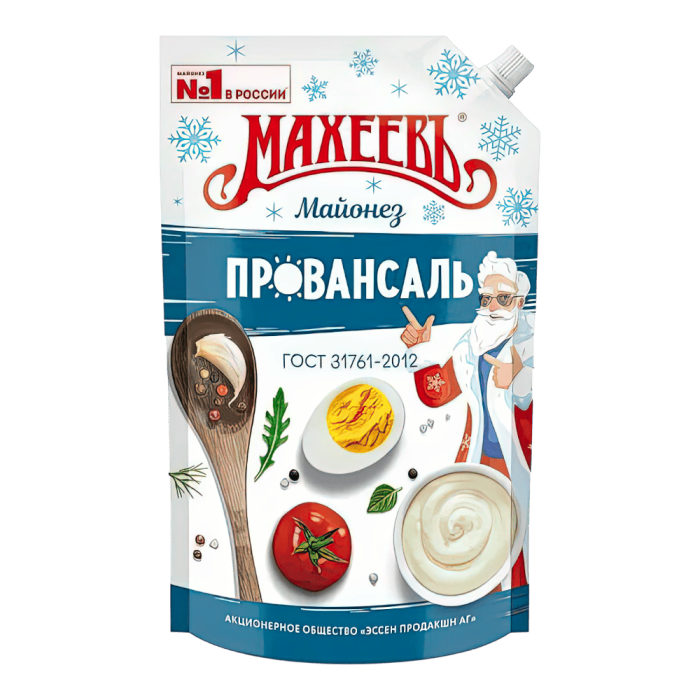 Майонез Провансаль (белый) "Махеев" 50,5% дой-пак 200гр*20шт