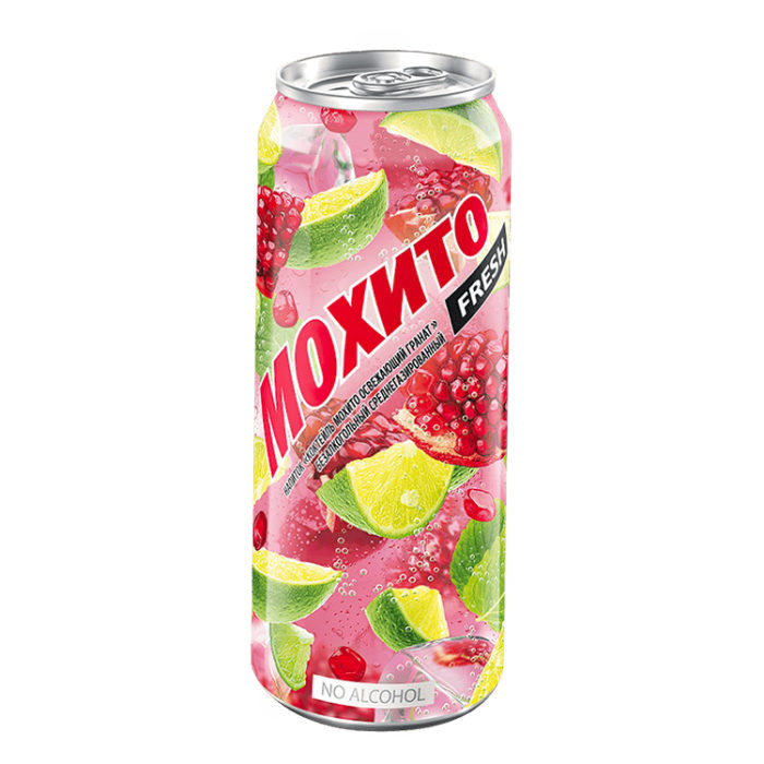 Очаково."Мохито" Гранат ж/б 0,45л*24шт(72 уп/пал) штуки