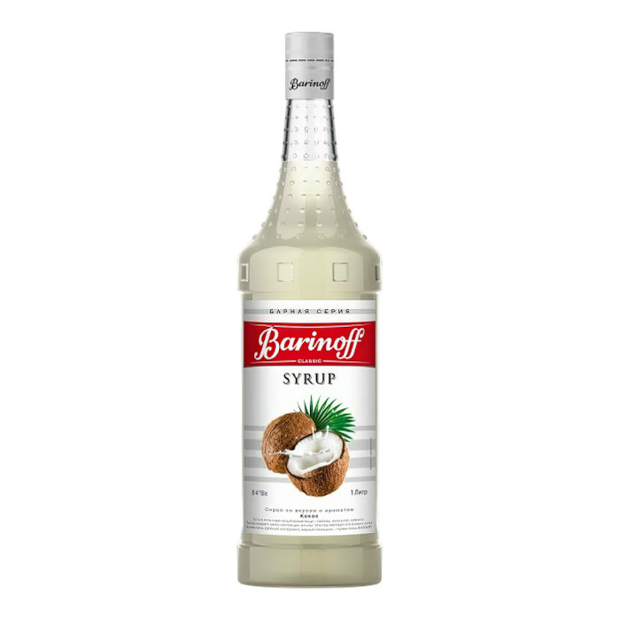 Сироп Barinoff Кокос стекло 1000 мл - 22%