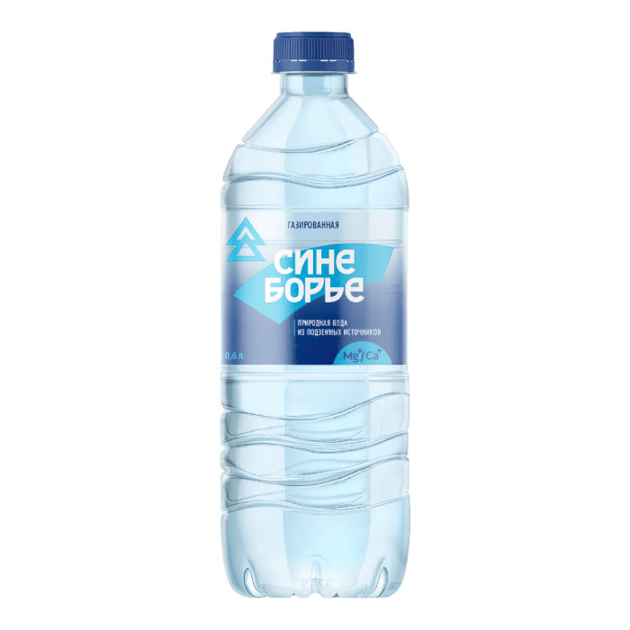 Синеборье. Вода газ 0,6л*12шт (90 уп/пал)