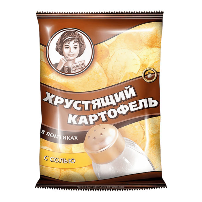Чипсы Хрустящий картофель с солью 40г*30шт(ВЧ803) штуки