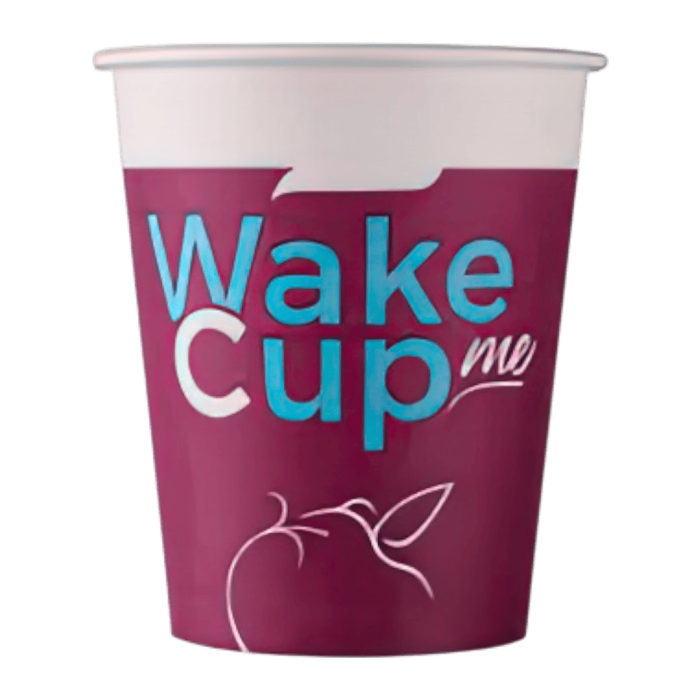 Стакан бум. Wake Me Cup 180мл D-72 НВ72-205 (80шт/туба*25)