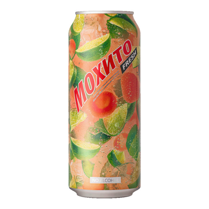 Очаково."Мохито" клубничный ж/б 0,45л*24шт(72 уп/пал) штуки