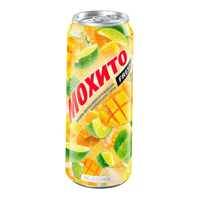 Очаково."Мохито" МАНГО ж/б 0,45л*24шт(72 уп/пал) штуки