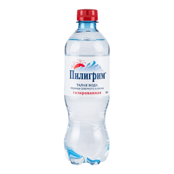 Вода Пилигрим газ 0,5л*12шт (126уп/пал)