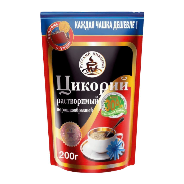 Цикорий "Русский" порошок 200 гр ZIP*12шт