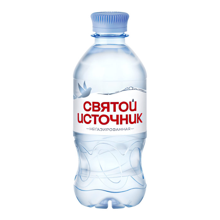 Святой источник Вода б/г  0,33л*12шт ( 168 уп/пал)
