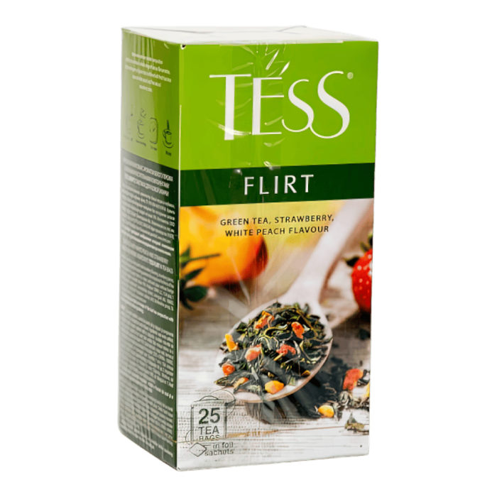 Чай "TESS" Зеленый "Флирт" 1уп*25пак*10бл