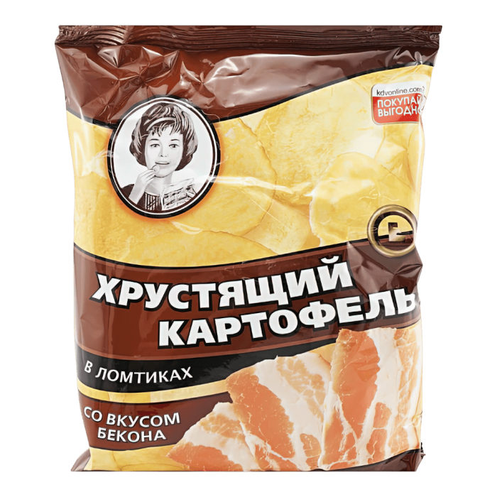 Чипсы Хрустящий картофель с беконом 40г*30шт (ВЧ801) штуки
