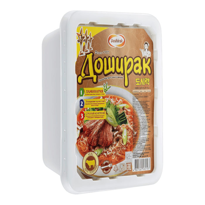 Доширак телятина 90гр*24шт штуки
