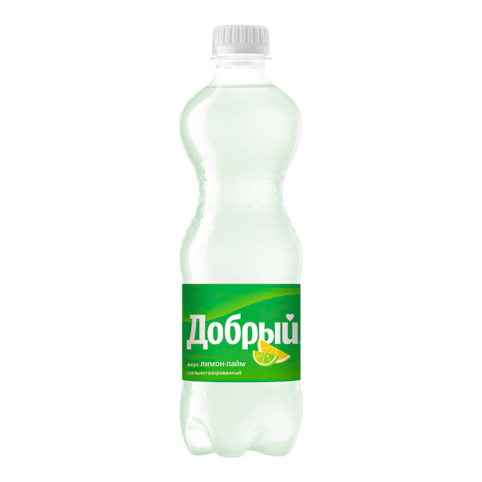 Добрый Лимон Лайм ПЭТ 0,5л*24шт (63 уп/пал) штуки