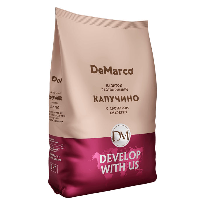 Капучино "Де Марко" Амаретто 1кг*10шт