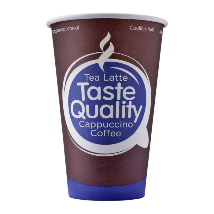 Стакан бумажный 300 мл, Taste Quality 0398 D80 НВ80-340( 50шт/20туб)