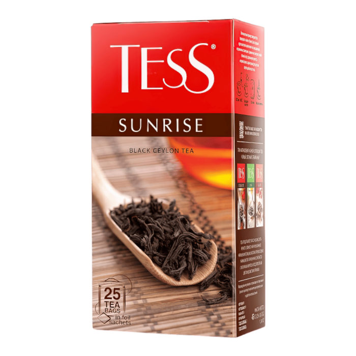 Чай "TESS" Черный Санрайз 1уп*25пак*10бл