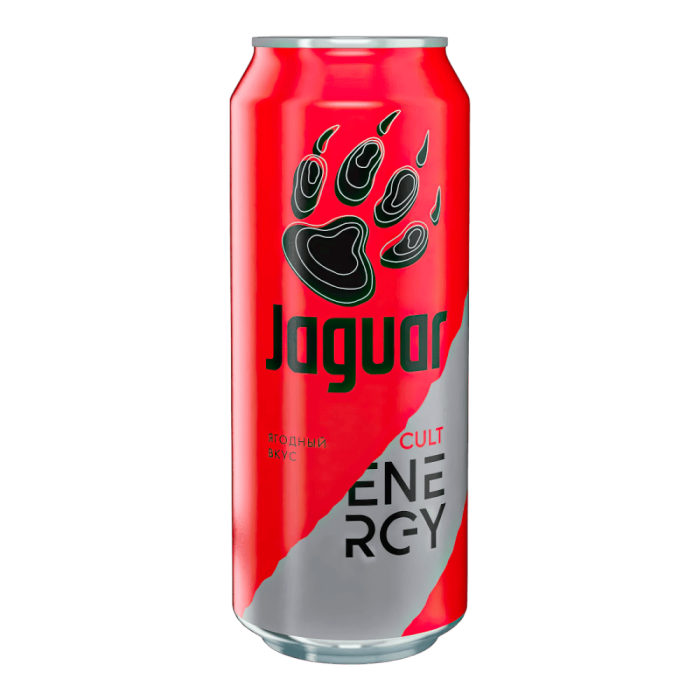 Ягуар CULT Energy 0,45л*12штЖ/Б(144 уп/пал) красный штуки