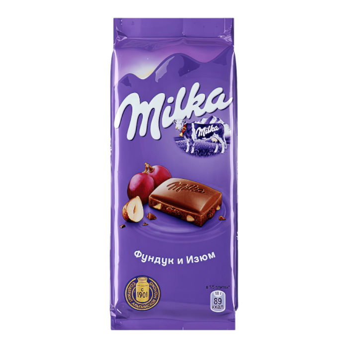 Милка 80гр*19шт Цельный Фундук 4310449 штуки