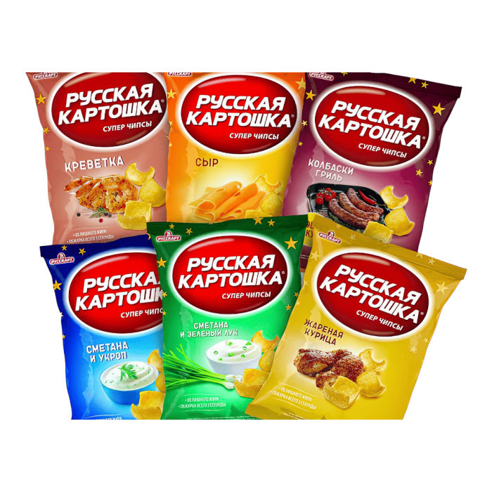 Чипсы "Русскарт" 20гр*48шт штуки