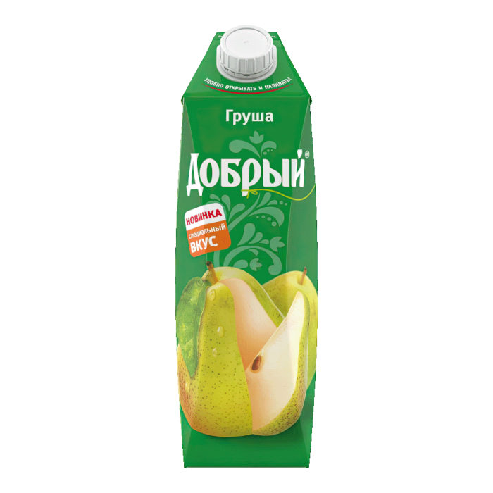 Сок "Добрый" Груша 1л*12шт штуки