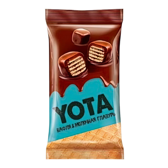 Драже YOTA вафля в мол-шок глазури 40гр*16шт*12 штуки (ЯШ136)