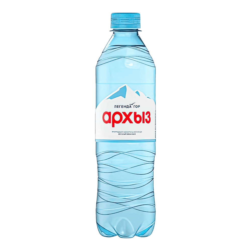 Архыз. Вода минеральная б/газ 1л*6шт (100 уп/пал)