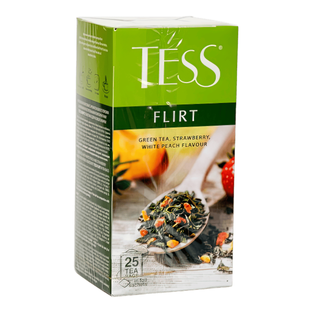 Чай "TESS" Зеленый "Флирт" 1уп*25пак*10бл