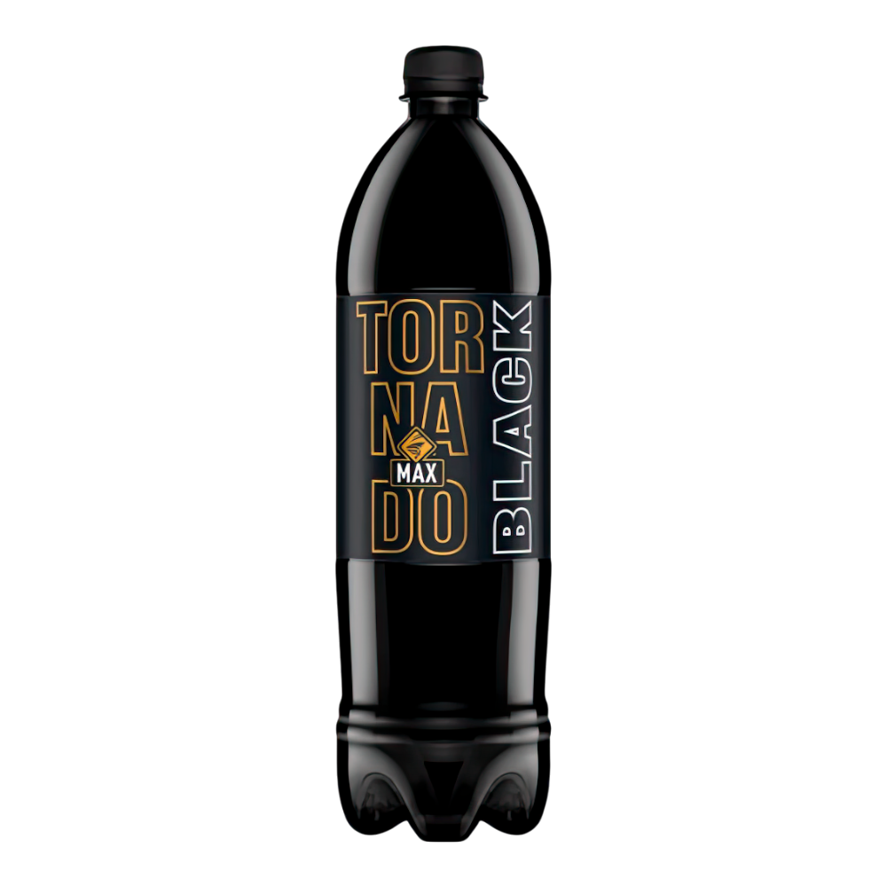 Энергетический напиток Tornado Max Black пэт 1литр*6шт(125уп/пал) штуки