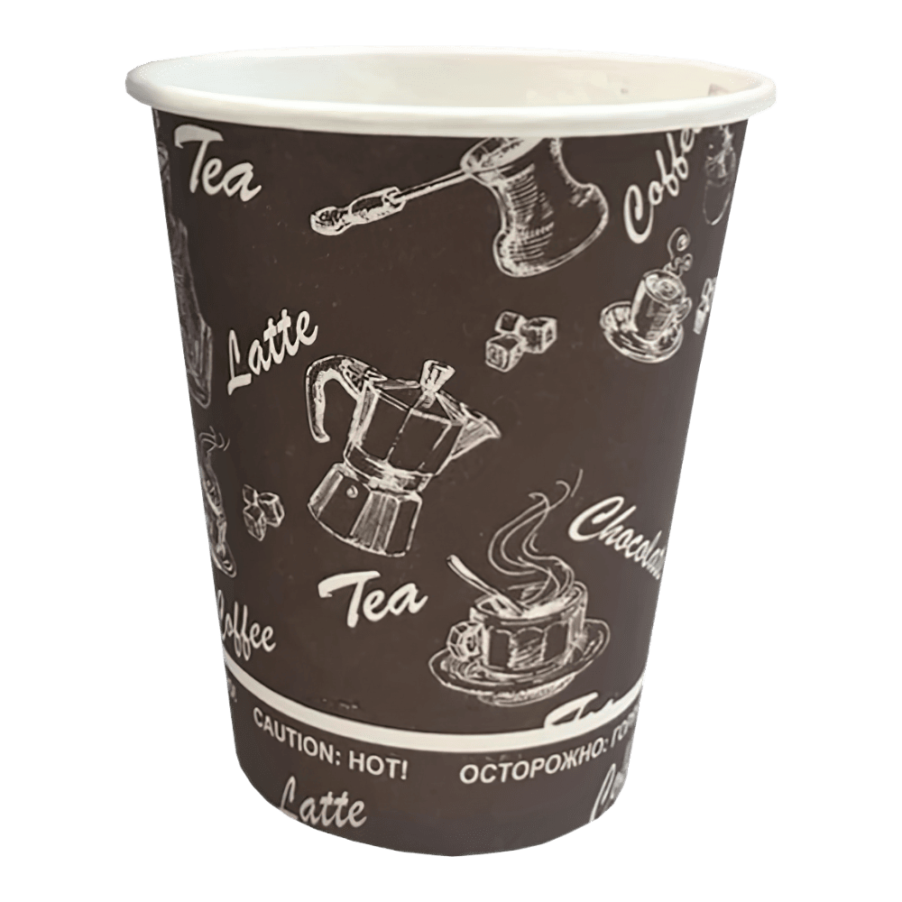 Стаканчик бум. 300мл Global Cups D-90 (50 шт/туба*20)  12oz