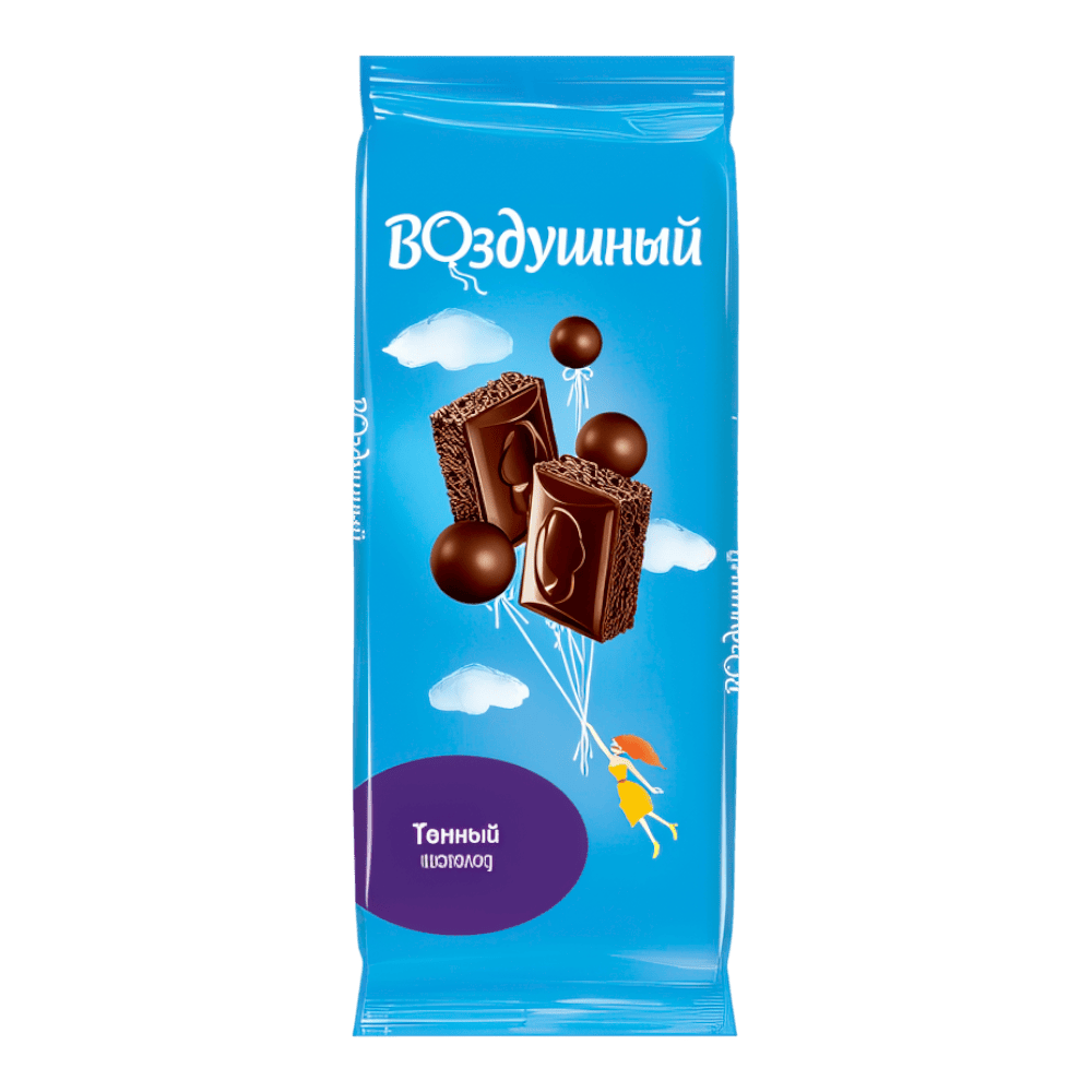 Шоколад "Воздушный" Темный пористый 85гр*20 шт