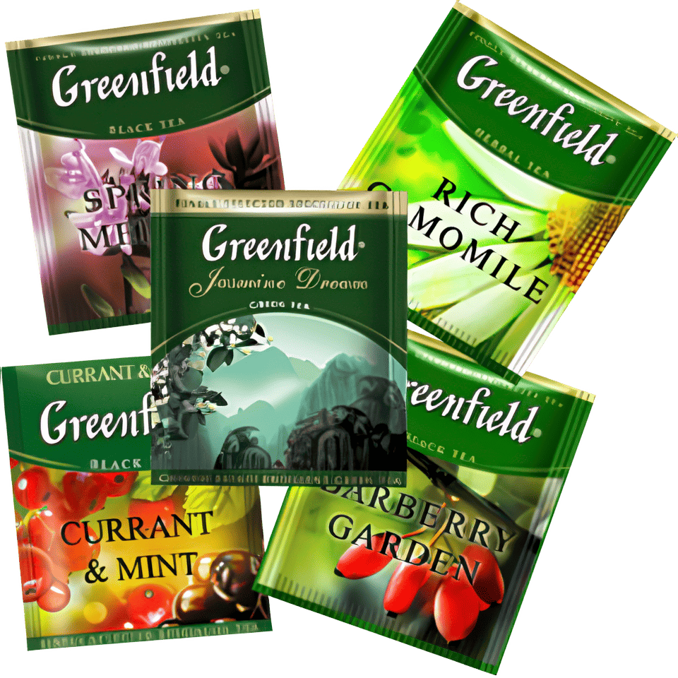 Чай "Greenfield" Earl Grey Fantasy 1уп*100пак*9бл (0584-09) *