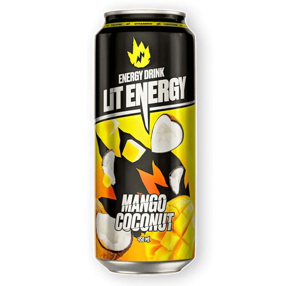 Энергетический напиток LIT ENERGY MANGO COCONUT (Манго-Кокос) 0,5л ж/б х 24шт(126уп/пал)  штуки