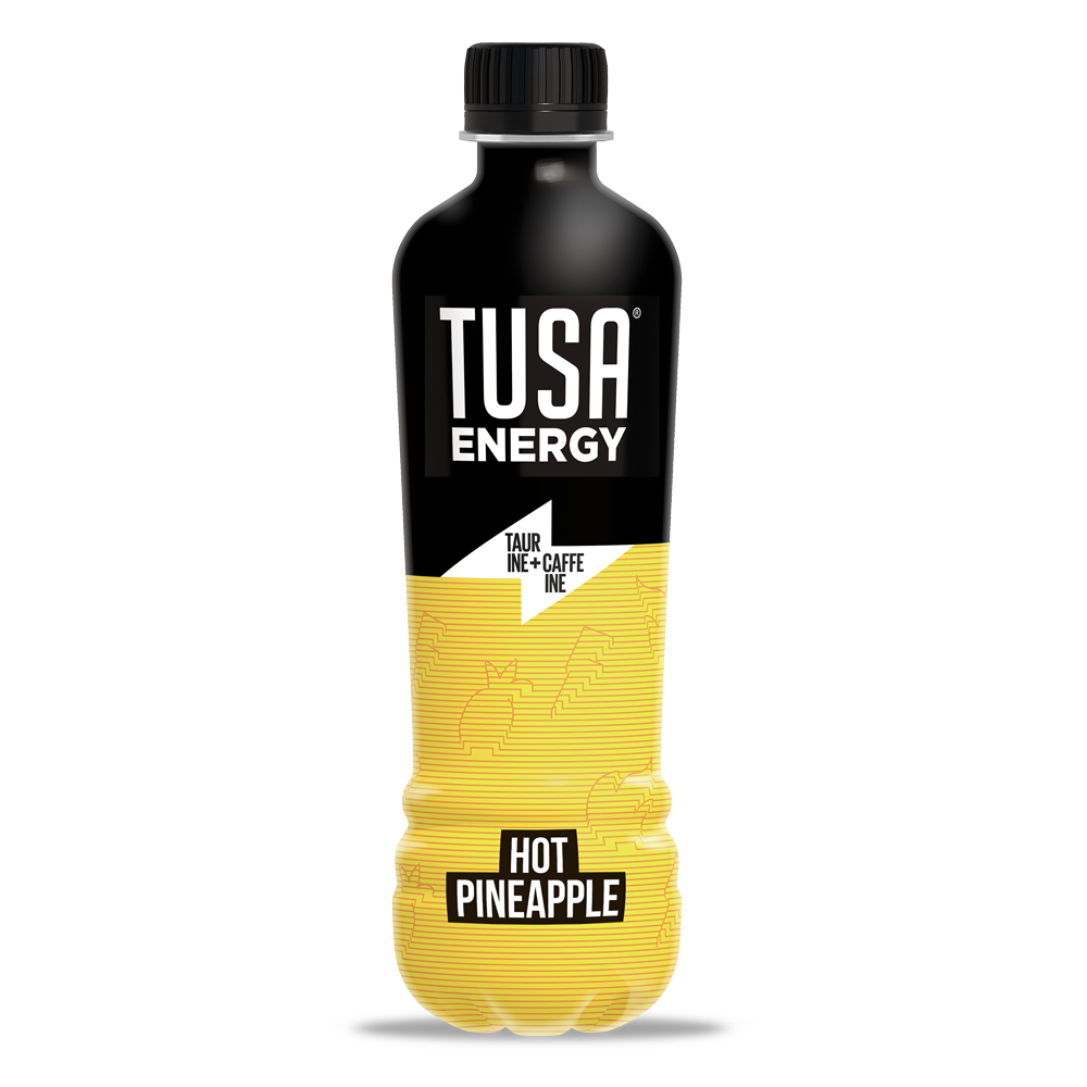 Энергетический напиток TUSA "HOT PINEAPPLE" 0,5л ПЭТ х 12шт(108уп/пал)