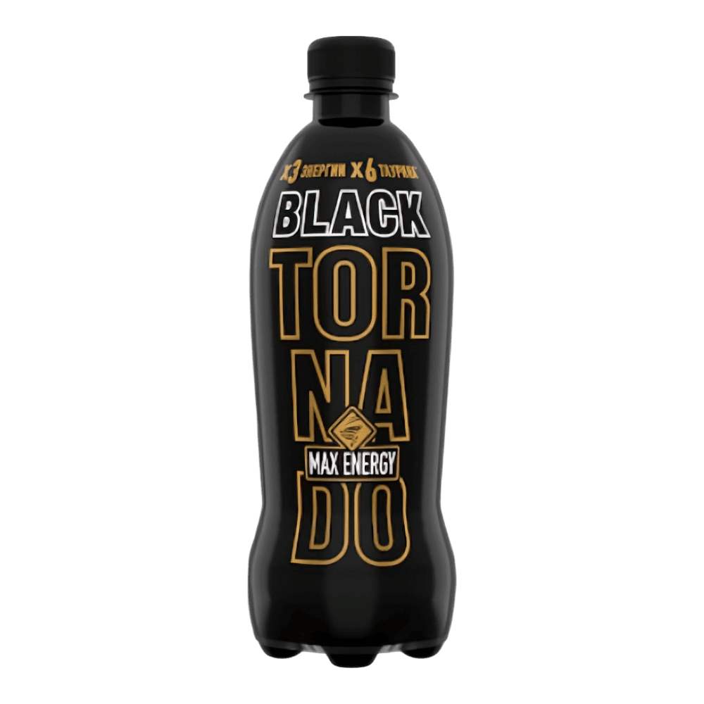 Энергетический напиток Tornado Max Black пэт 0.47 л *12шт штуки