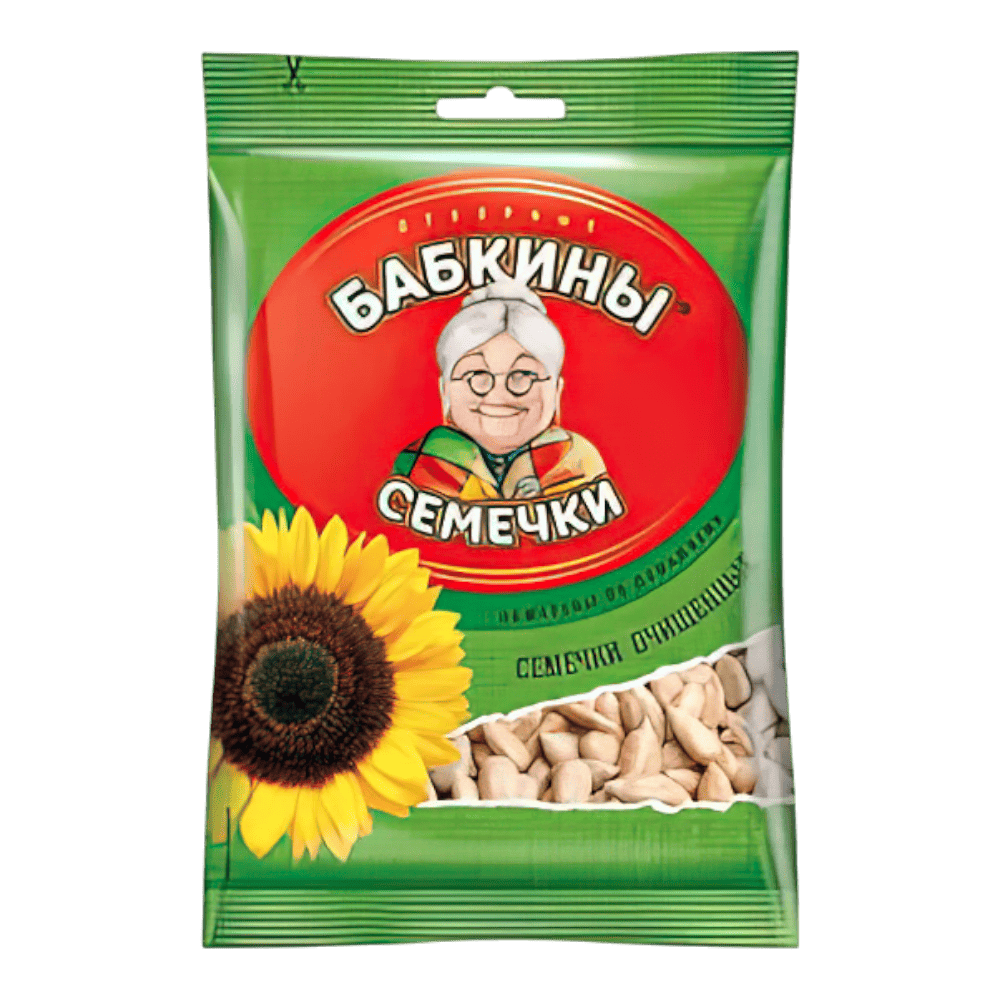 Семечки очищенные жареные «Бабкины семечки», 100гр*30шт штуки( БС 911)