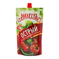 Кетчуп Томатный острый "Махеев" дой-пак 300гр*16шт