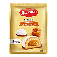 Пряники со сгущенкой Яшкино 350гр*8шт