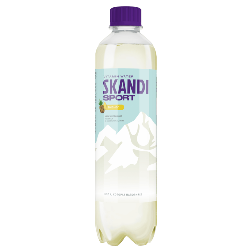 Ниагара Skandi "Sport" напиток б/г Ананас ПЭТ 0,5 х12шт(126уп/пал)