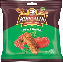 Сухарики " 3 корочки " 40гр*60шт с томатом и зеленью