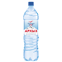 Архыз. Вода минеральная б/газ 1,5л*6шт (84 уп/пал)