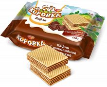 Вафли "Коровка" шоколад 150гр*22шт