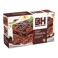 Торт бисквитный Baker House Трюфель 350 гр*8шт