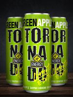 Энергетический напиток "ТорнадоGreen apple"  ж/б 0,45л*12шт