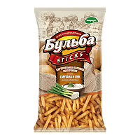 Соломка БУЛЬБА из картофеля со вкусом Сметана и лук 75гр*20  