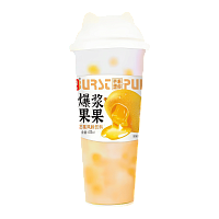 Напиток  Bubble tea, с кусочками желе со вкусом лимона LEQIBIN 620мл