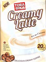 Кофе "Тора Бика"CREAMY LATTE"30гр* 1уп**20шт* 12бл