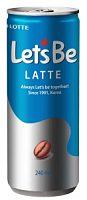 Холодный кофе Lotte "Let`s Be" Cafetime Latte 0,24л*30шт (80)