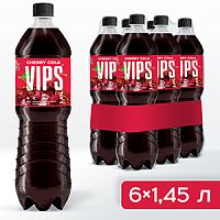 Ниагара VIP''S напиток Кола вишневый рай ПЭТ 1,45 х6шт(84уп/пал) 