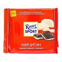 Риттер Спорт Горький марципан 100гр*12шт (256)